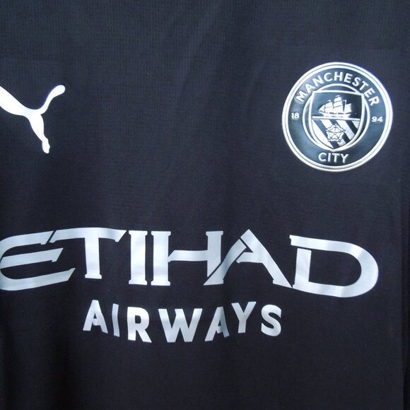 Manchester City soccer jersey, black, Puma, large, 25/26 - Picture 2 of 8